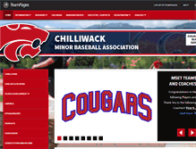 Tablet Screenshot of chilliwackminorbaseball.com